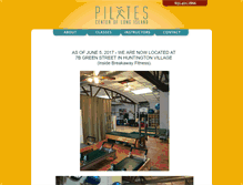 Tablet Screenshot of pilatesli.com